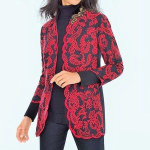 NWT Chicho's, Limited edition embroidered jacket